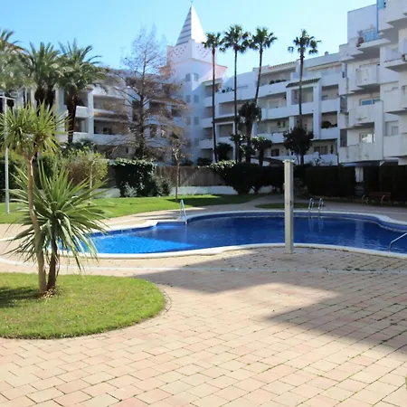 Espacioso En Zona Tranquila Con Piscina Salada Abierta Todo El Ano Y Wifi Gratuito - Es-258-107 Apartment Roses